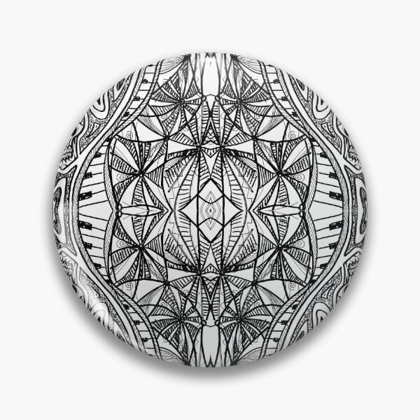 Item preview, Zen Tangle Doodle designed and sold by Static.Alien.