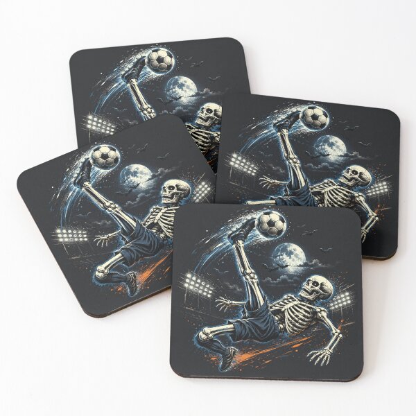Item preview, Legendary Bicycle Kick Skeleton Football | Vintage Halloween Soccer Streetwear Graphic designed and sold by warlistop.
