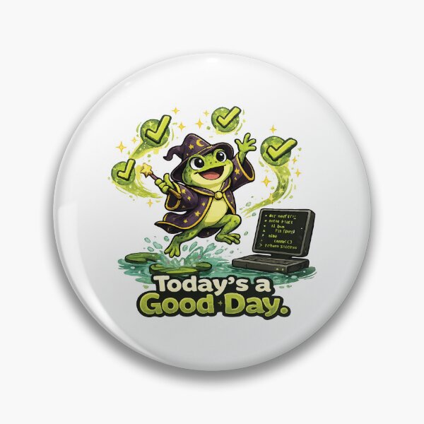 Item preview, Good Day Frog designed and sold by SimplePoDesign.