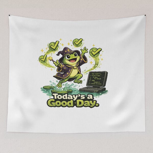 Item preview, Good Day Frog designed and sold by SimplePoDesign.