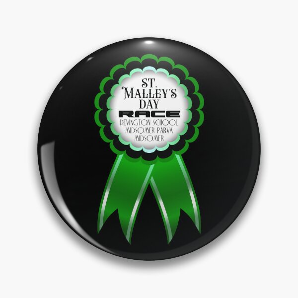 Item preview, St. Malley’s Day Race Ribbon (on Black) designed and sold by PawsitiveMum3.