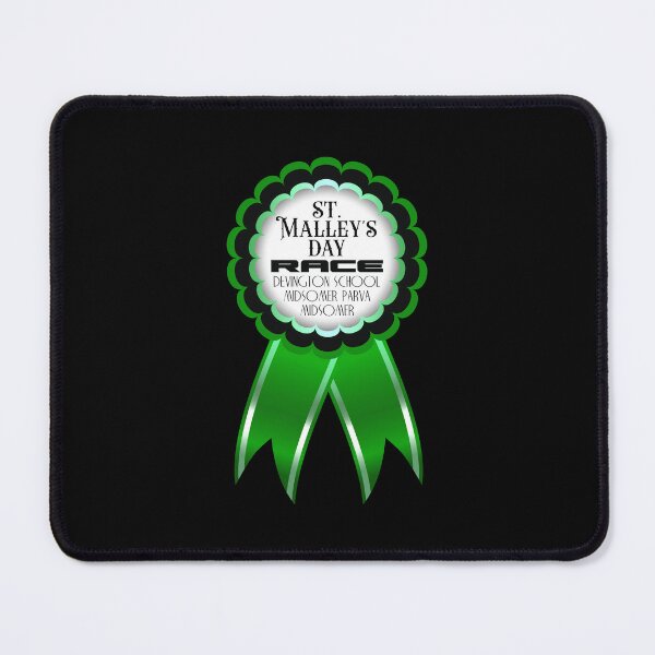 Item preview, St. Malley’s Day Race Ribbon (on Black) designed and sold by PawsitiveMum3.