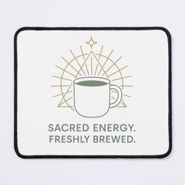 Item preview, Sacred Energy Freshly Brewed – Spiritual Coffee Shirt designed and sold by Iceyfun.