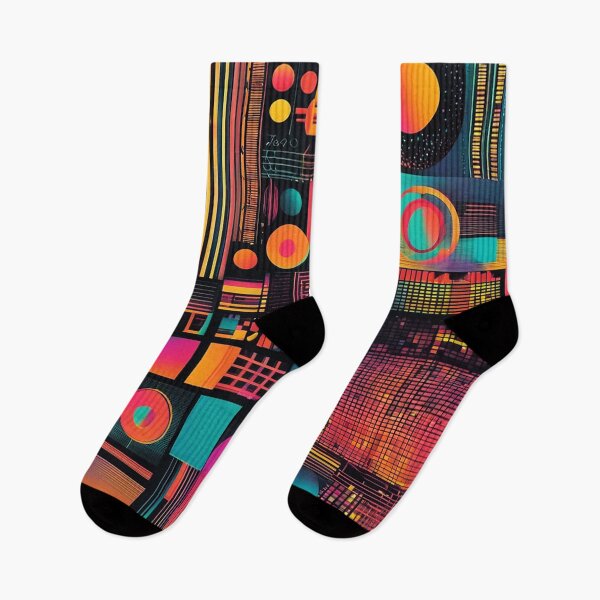 Item preview, Retro Vintage 1970's Style Vibrantly Colorful Abstract Designs designed and sold by DEC02.
