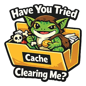 Artwork thumbnail, Cache Goblin Frog by SimplePoDesign