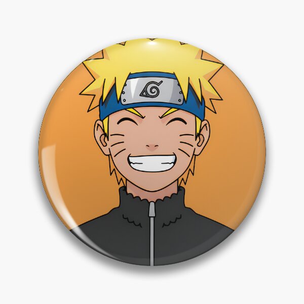 Item preview, young Naruto Uzumaki, featuring his trademark spiky blonde hair, whiskered cheeks, and wide, happy closed-eye smile designed and sold by luffy2374.