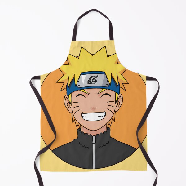 Item preview, young Naruto Uzumaki, featuring his trademark spiky blonde hair, whiskered cheeks, and wide, happy closed-eye smile designed and sold by luffy2374.