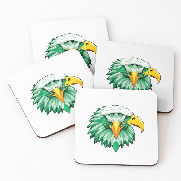 Item preview, Bald Eagle Geometric Crystal - Modern Graphic Art  designed and sold by QuirkThreadsCo.