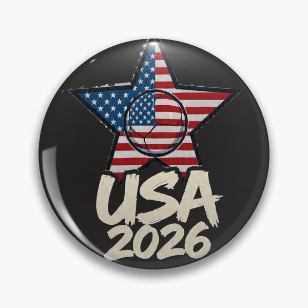 Item preview, USA 2026 Soccer Star Flag Football World Cup Design designed and sold by BodaZZ.
