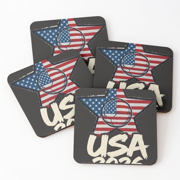 Item preview, USA 2026 Soccer Star Flag Football World Cup Design designed and sold by BodaZZ.