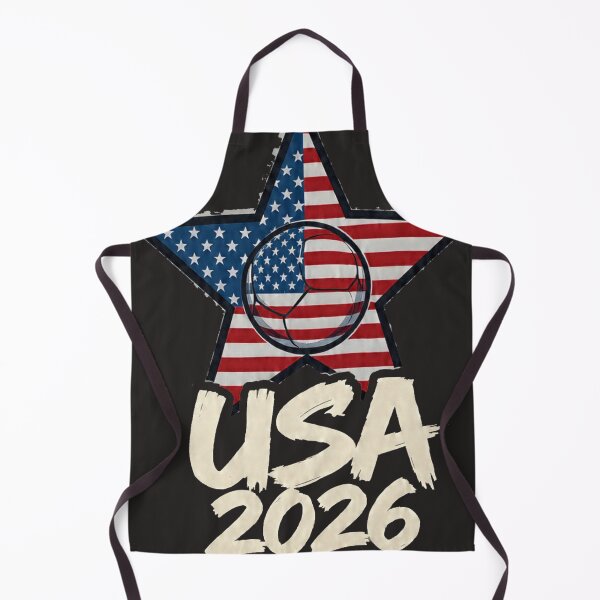 Item preview, USA 2026 Soccer Star Flag Football World Cup Design designed and sold by BodaZZ.