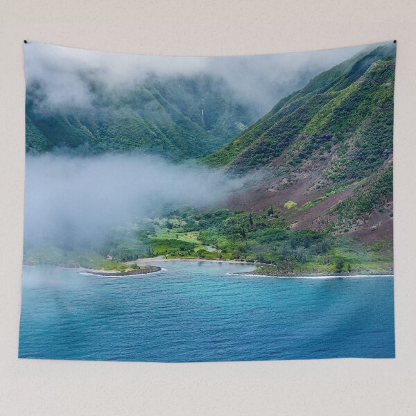 Item preview, Tropical Island Ocean Cove With Lush, Magnificent Mountains designed and sold by DEC02.