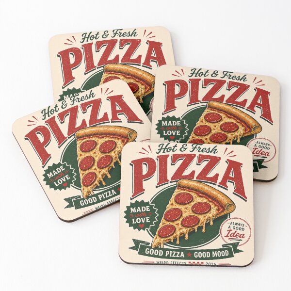 Item preview, Hot & Fresh Pizza  designed and sold by Weird Effects Custom .