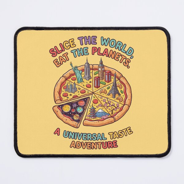 Item preview, Universal Pizza Adventure World Map Galaxy Food designed and sold by Amir Faysal.