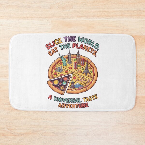 Item preview, Universal Pizza Adventure World Map Galaxy Food designed and sold by Amir Faysal.
