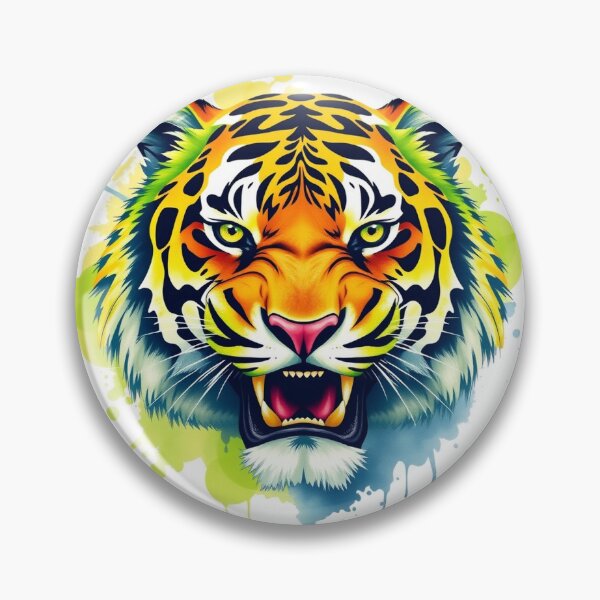 Item preview, Tiger Watercolor Splash - Modern Graphic Art T-Shi designed and sold by QuirkThreadsCo.