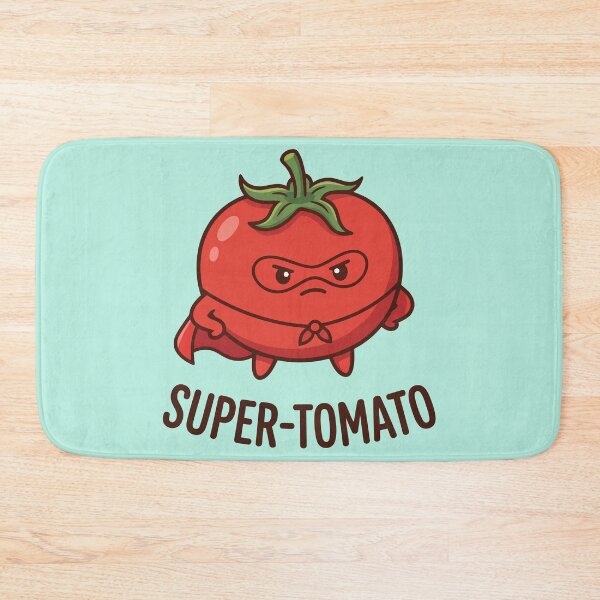 Item preview, Super Tomato Funny Superhero Vegetable Mascot designed and sold by Amir Faysal.