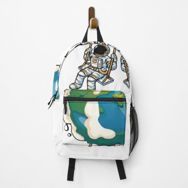 Item preview, Two Astronauts Swinging from Planet Earth designed and sold by RoyalDeluxGo.