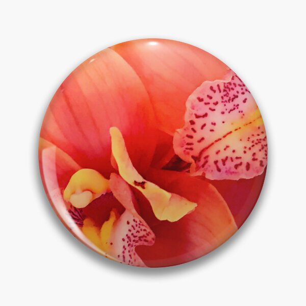 Item preview, Tropical Tangerine-Hues Orchid Flowers Art Photo designed and sold by DEC02.