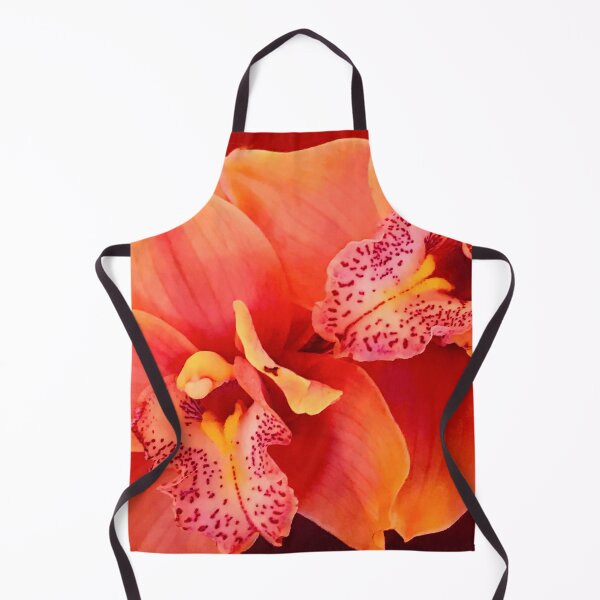Item preview, Tropical Tangerine-Hues Orchid Flowers Art Photo designed and sold by DEC02.