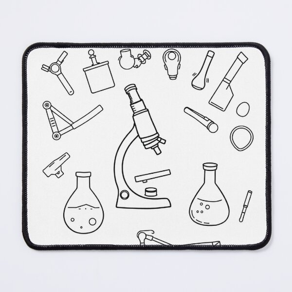 Item preview, Lab Science Science Flat - Modern Graphic Art Stic designed and sold by QuirkThreadsCo.
