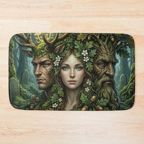 Item preview, Cernunnos, Maia, and the Oak King - Deities of the Forest designed and sold by NeyhineAngelionShop.