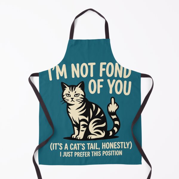 Item preview, Funny Rude Cat Sarcastic Tail Humor designed and sold by Amir Faysal.
