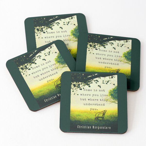 Item preview, Christian Morgenstern: Home is not where you live but where they understand you. designed and sold by artbleed.