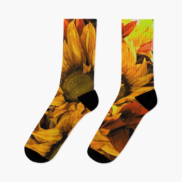 Artikelvorschau, Herbst Herbst Goldrute-Gelb und Orange Sonnenblumen Kunst entworfen und verkauft von DEC02.