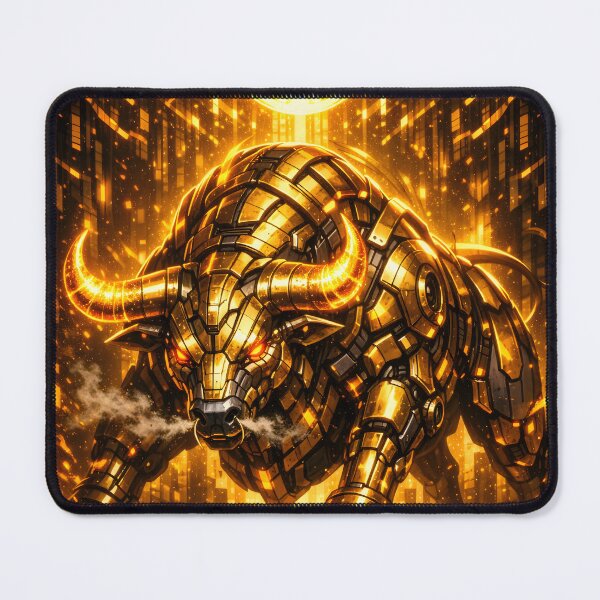 Item preview, Cyberpunk Taurus – Golden Mechanical Bull of Neo Tokyo designed and sold by Neo Tokio.