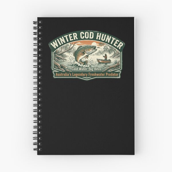 Item preview, Winter Cod Hunter Murray Cod Fishing Australian Freshwater Angler designed and sold by Yellowriversss.
