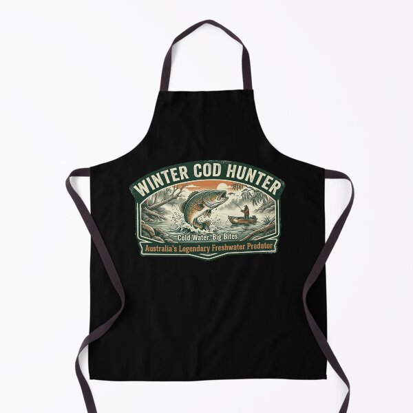Item preview, Winter Cod Hunter Murray Cod Fishing Australian Freshwater Angler designed and sold by Yellowriversss.