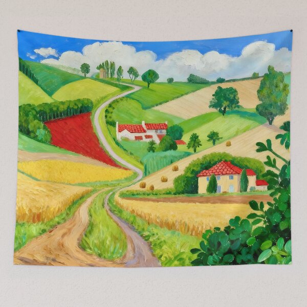 Item preview, Landscape After David Hockney designed and sold by Vicky Brago-Mitchell®.