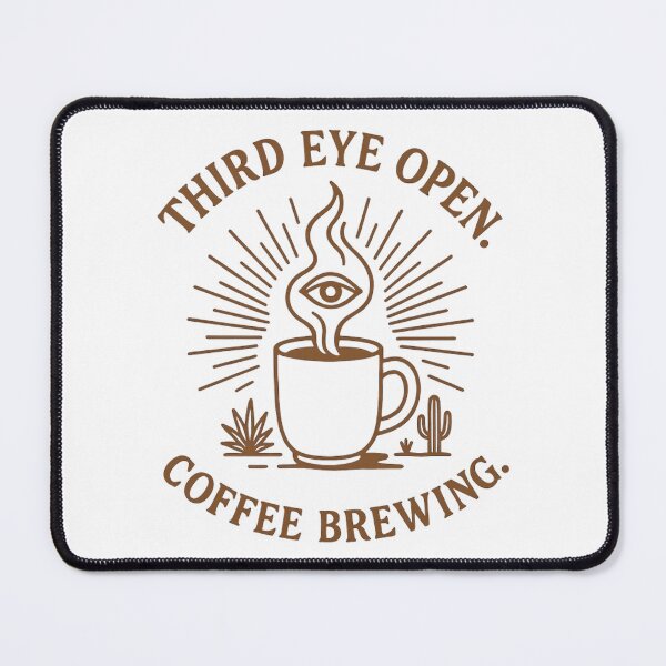 Item preview, Third Eye Open Coffee Brewing – Spiritual Coffee Tee designed and sold by Iceyfun.