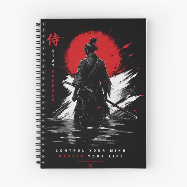 Item preview, Samurai Zen Warrior Japanese Ink Art | Stay Focused Control Your Mind Master Your Life designed and sold by NBT-NOVA.