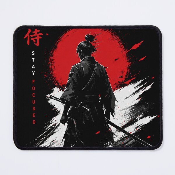 Item preview, Samurai Zen Warrior Japanese Ink Art | Stay Focused Control Your Mind Master Your Life designed and sold by NBT-NOVA.