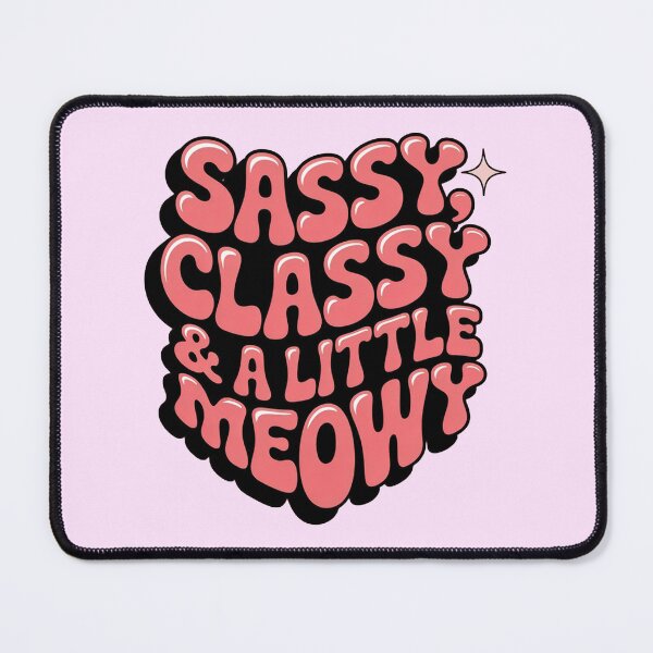 Item preview, a vibrant and playful typographic design featuring a fun, feline-themed pun. designed and sold by luffy2374.