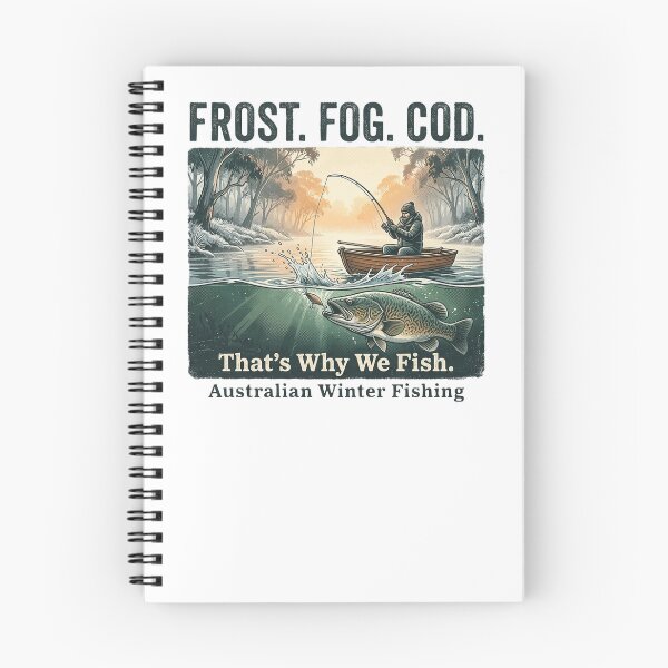 Item preview, Frost Fog Cod Murray Cod Fishing Winter Australian Angler designed and sold by Yellowriversss.