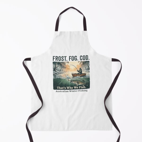 Item preview, Frost Fog Cod Murray Cod Fishing Winter Australian Angler designed and sold by Yellowriversss.