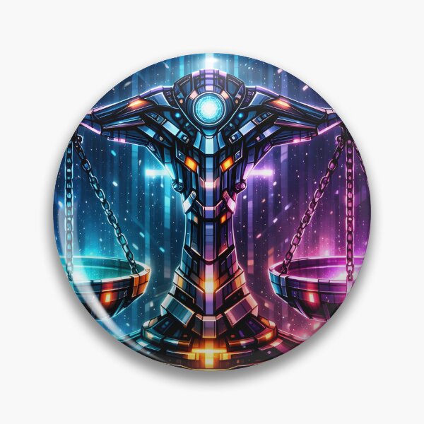 Item preview, Cyberpunk Libra – Neon Balance of Neo Tokyo designed and sold by Neo Tokio.