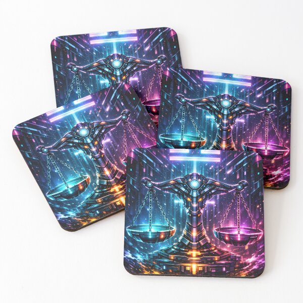 Item preview, Cyberpunk Libra – Neon Balance of Neo Tokyo designed and sold by Neo Tokio.