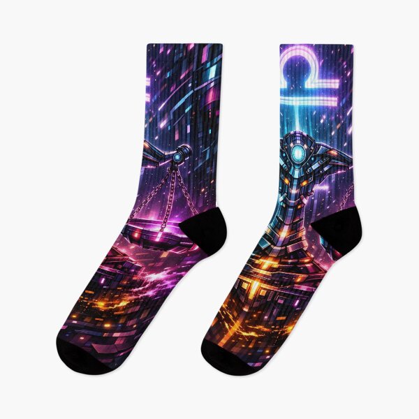 Item preview, Cyberpunk Libra – Neon Balance of Neo Tokyo designed and sold by Neo Tokio.
