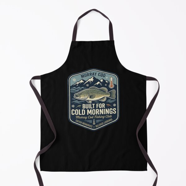 Item preview, Built For Cold Mornings Murray Cod Fishing Australian Winter Angler designed and sold by Yellowriversss.