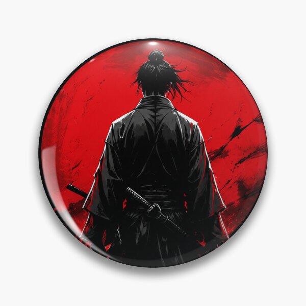 Item preview, Blood Moon Samurai – Minimalist Japanese Warrior Silhouette designed and sold by NBT-NOVA.