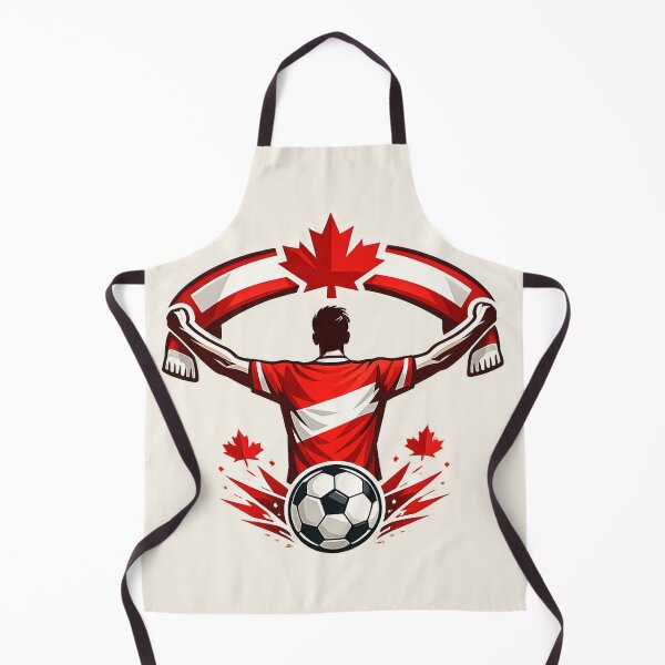 Aperçu de l'œuvre Écharpe de supporter de soccer canadien créée et vendue par Corvoria.