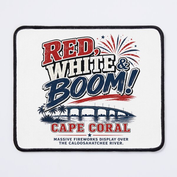 Item preview, Red White Boom Cape Coral Florida designed and sold by Combat Skies.