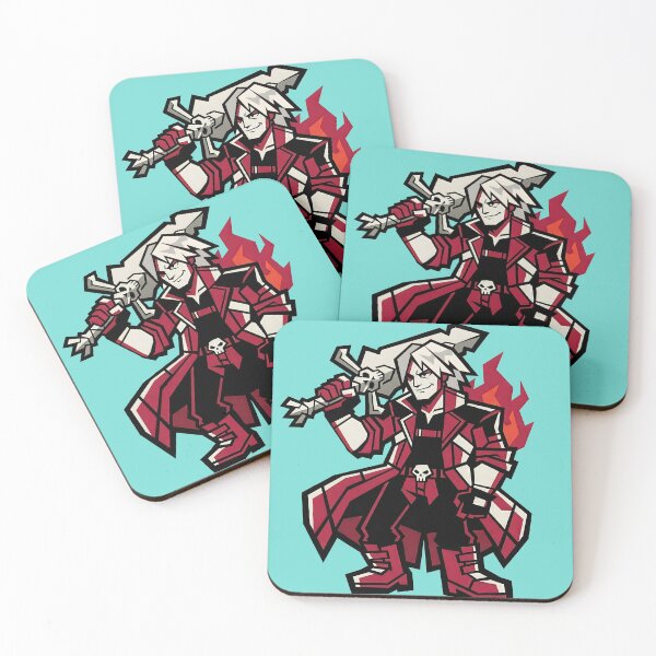 Item preview, Stylized Anime Demon Hunter Vector Graphic - Cool White Hair Warrior Sticker Design designed and sold by luffy2374.