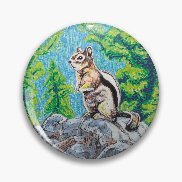 Item preview, Acrylic markers illustration of Alberta Squirrel, Canada designed and sold by Konopikyu.