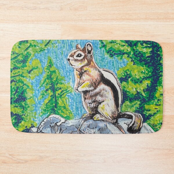 Item preview, Acrylic markers illustration of Alberta Squirrel, Canada designed and sold by Konopikyu.