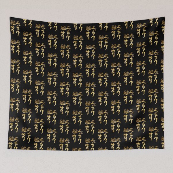 Item preview, Golden New York Japanese Kanji Calligraphy Funny NYC Big Apple Souvenir Art designed and sold by noworries-art.
